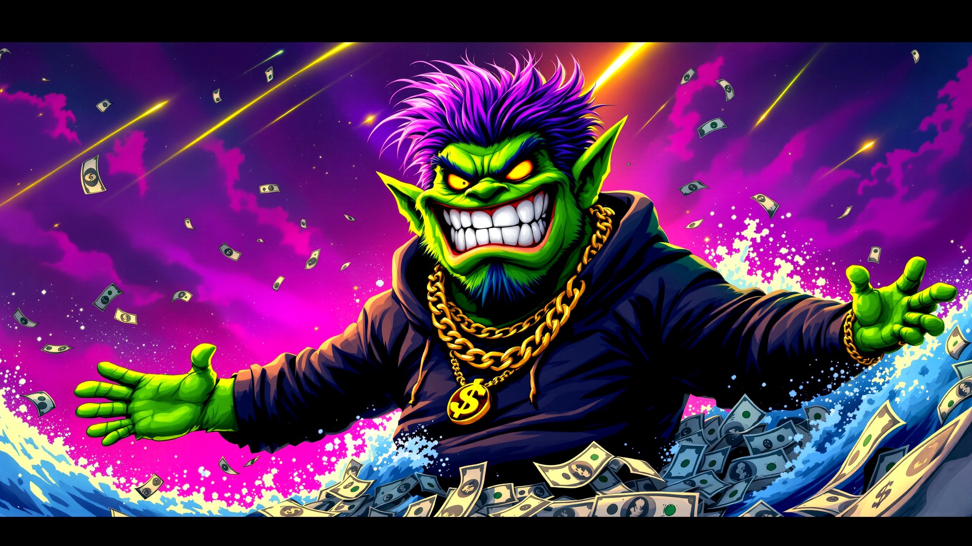 Troll surfing money